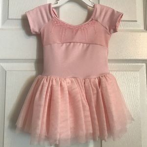 Pink leotard and tutu combo